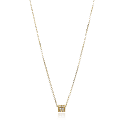 Gargantilla Oro 18k y diamantes 0.12cts "Casiopea"