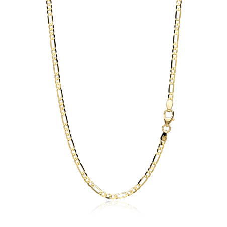 Cadena Oro 18k eslabón 3x1 50cm "Saitama"