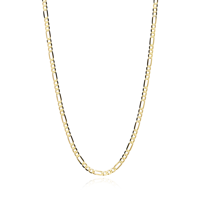 Cadena Oro 18k eslabón 3x1 50cm "Saitama"