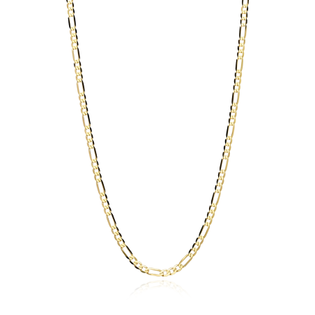 Cadena Oro 18k eslabón 3x1 50cm "Saitama"