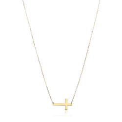 Gargantilla Oro 18k cruz "Norma"