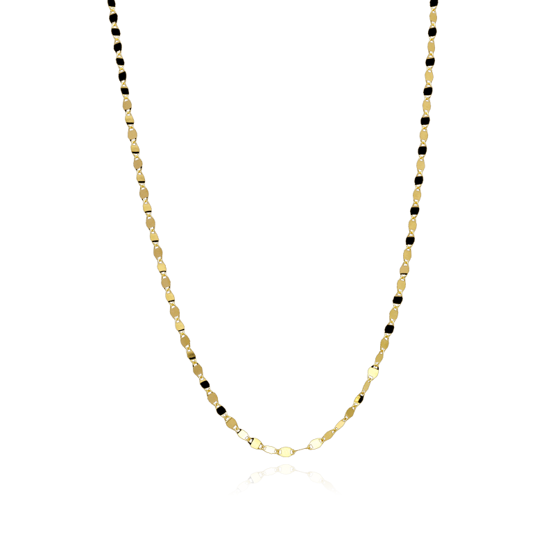 Cadena Oro 18k rombos 45cm "Ehime"