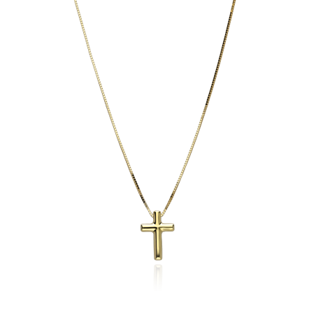 Gargantilla Oro 18k cruz "Ara"