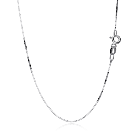 Cadena Oro Blanco 18k Veneciana 45cm "Hirobumi"