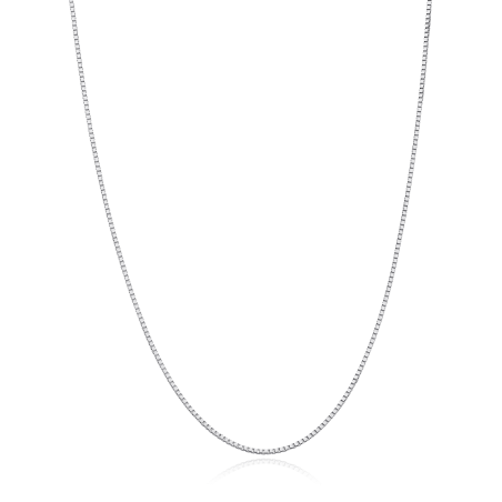 Cadena Oro Blanco 18k Veneciana 45cm "Hirobumi"