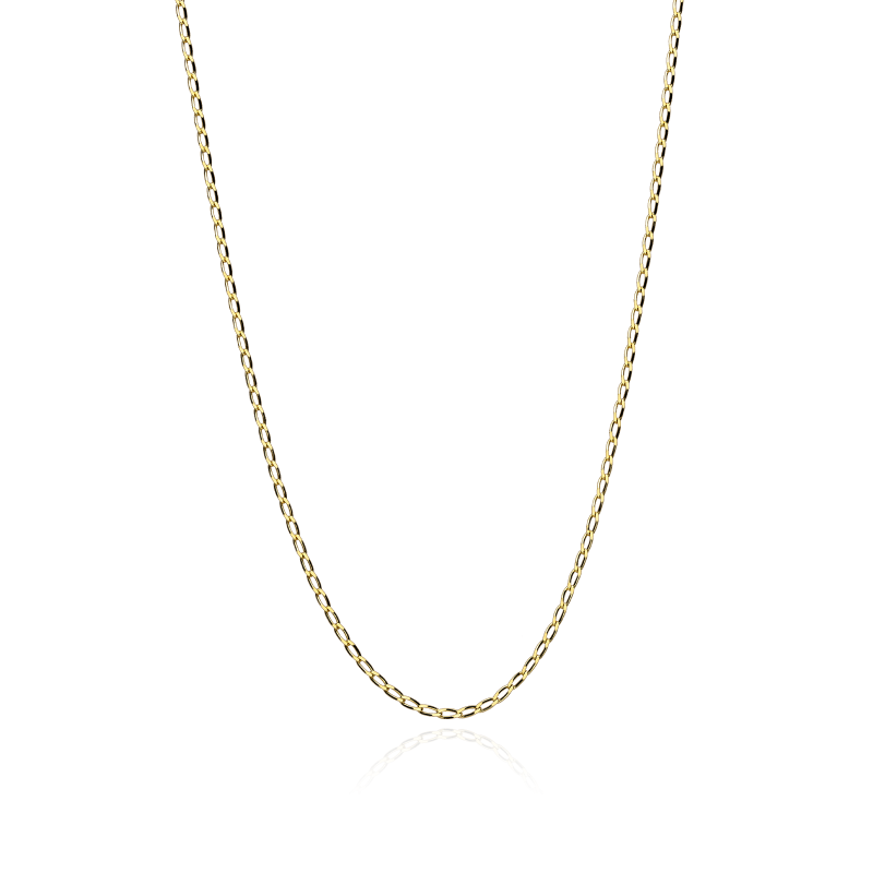 Cadena Oro 18k eslabón barbado 45cm "Kenji"