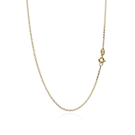 Cadena Oro 18k eslabón barbado 45cm "Kenji"