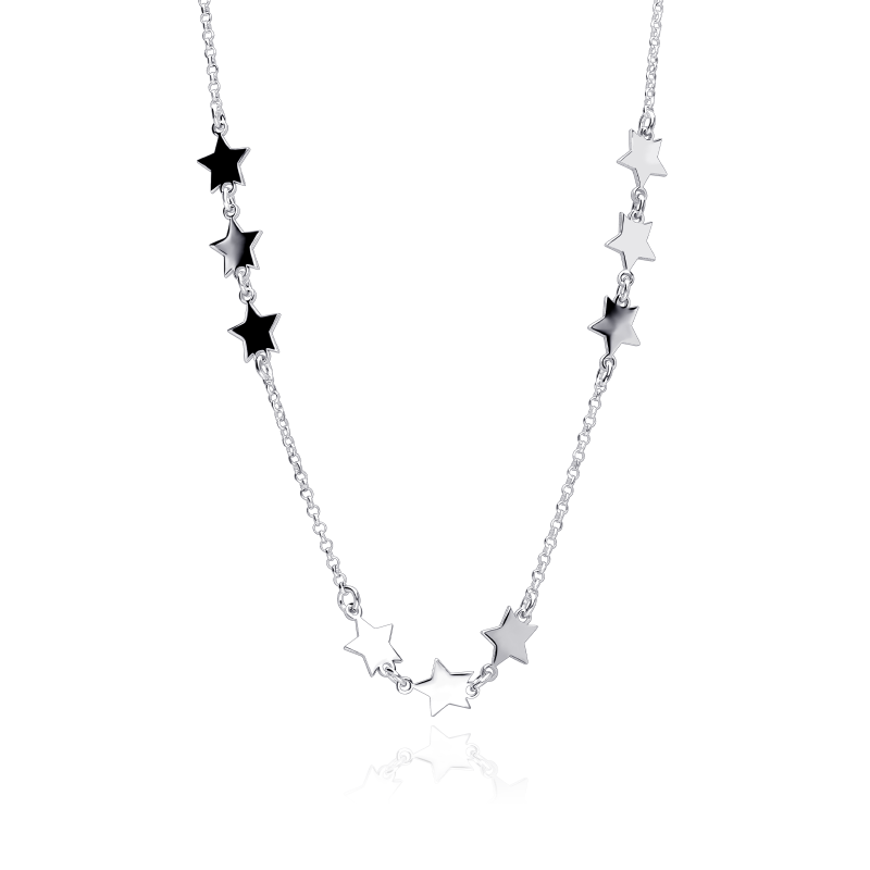 Gargantilla plata primera ley "Nine Stars"