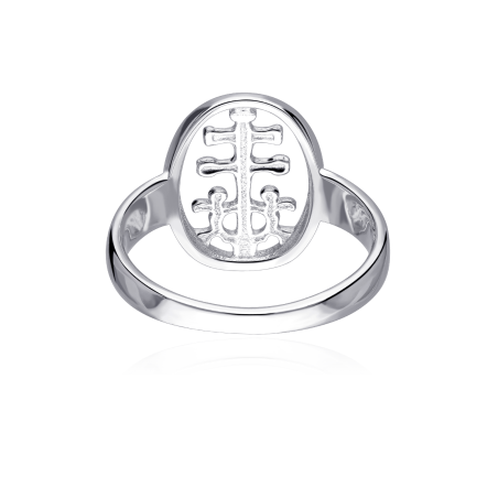 Anillo Plata primera ley Cruz de Caravaca "Buarns"