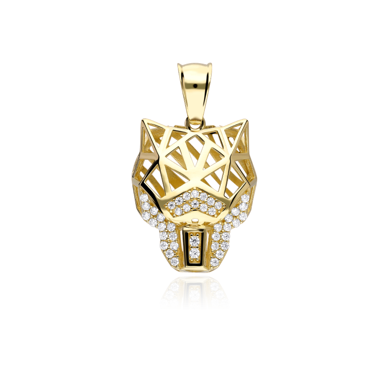 Colgante Oro 18k y circonitas "Messi"