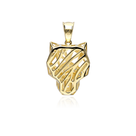 Colgante Oro 18k y circonitas "Messi"