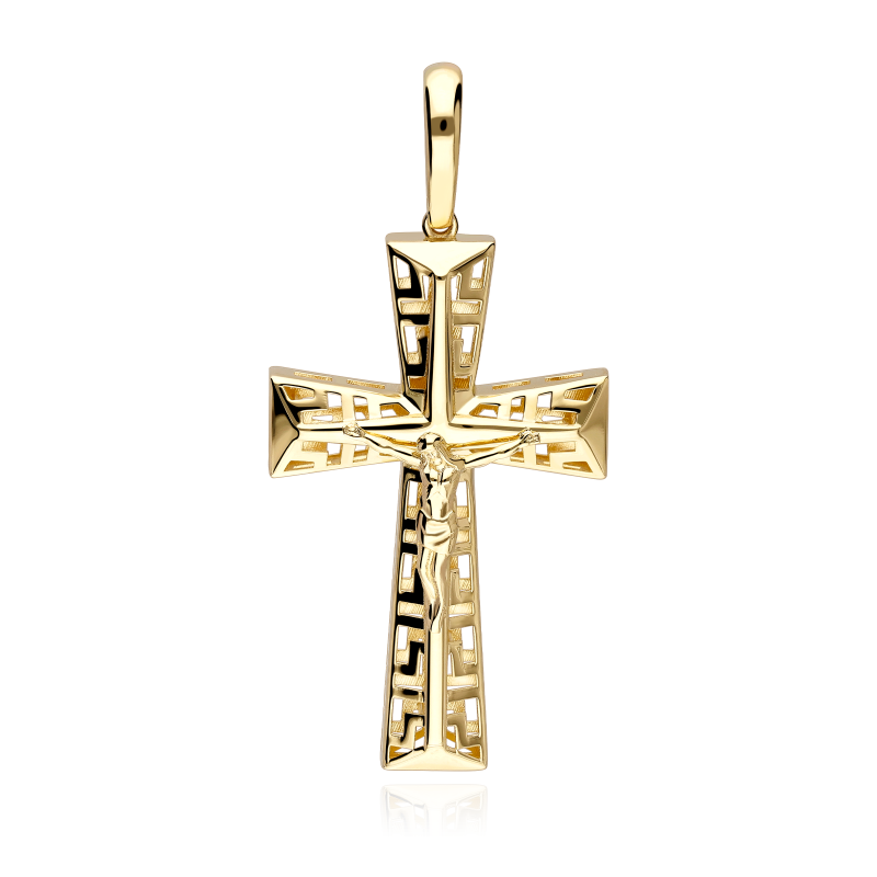 Colgante Oro 18k Cruz calada "Lionel"