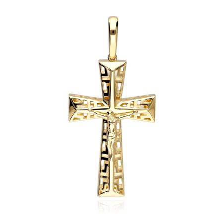 Colgante Oro 18k Cruz calada "Lionel"