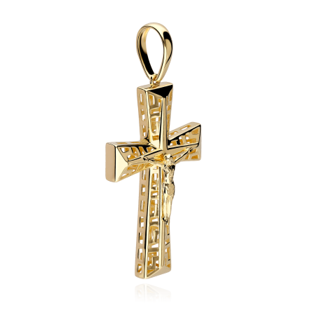 Colgante Oro 18k Cruz calada "Lionel"