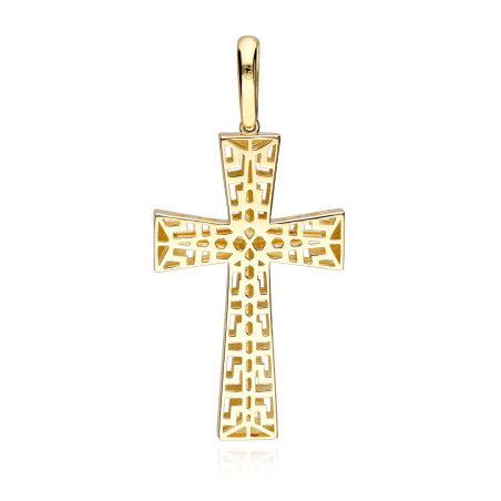Colgante Oro 18k Cruz calada "Lionel"