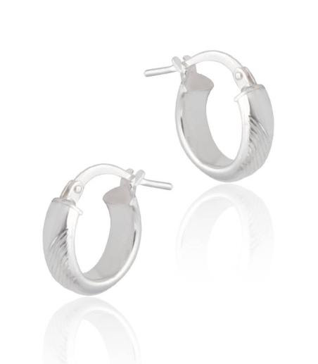 Pendientes Aro Plata de Ley 8,5 mm