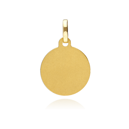 Medalla Oro 18k Tallada 20mm "Maison"