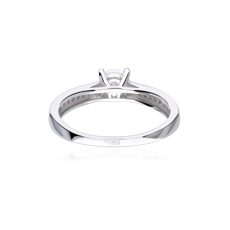 Anillo plata primera ley y circonitas "Jamgod"
