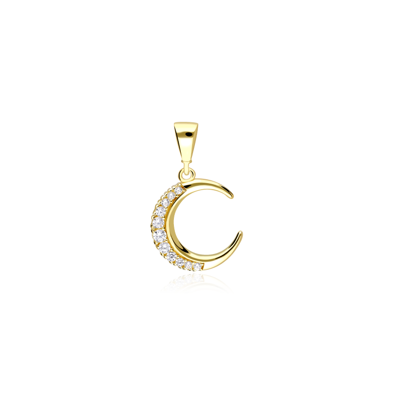 Colgante Luna Oro 18k "Maan"