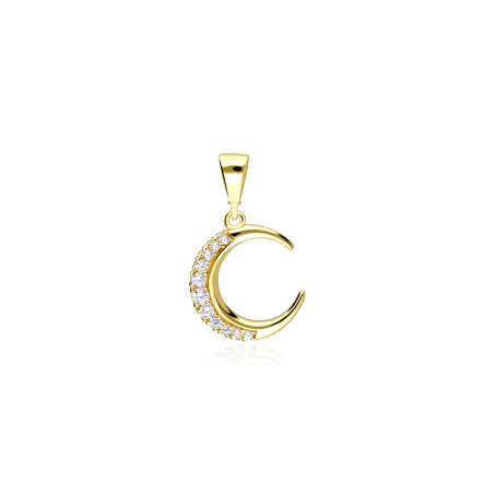 Colgante Luna Oro 18k "Maan"