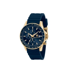 Reloj Maserati hombre Sfida correa azul silicona R8871640004