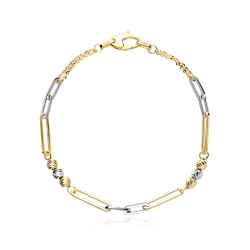 Pulsera Oro 18k bicolor "Ginevra"