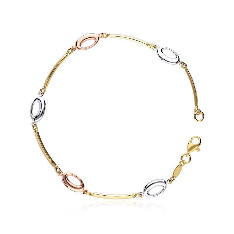 Pulsera Oro 18k bicolor "Allegra"