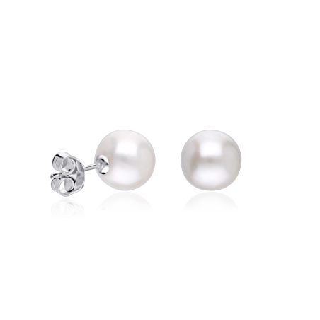 Pendientes Plata primera ley 8-8.5mm "Petra"