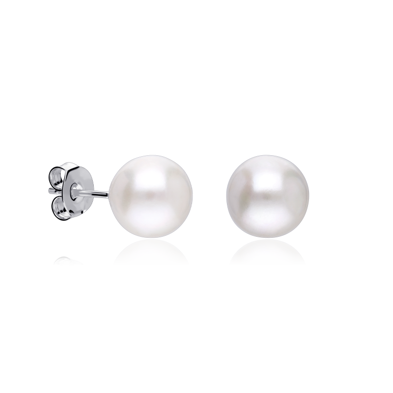 Pendientes Plata primera ley 8.5-9mm "Petra"