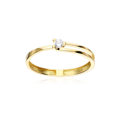 Anillo Oro 18k y Circonita "Livia"