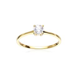 Anillo Oro 18k y Circonita "Serena"