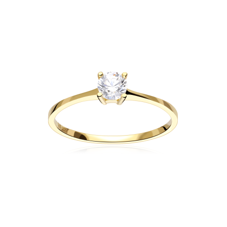 Anillo Oro 18k y Circonita "Serena"