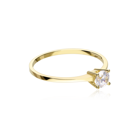 Anillo Oro 18k y Circonita "Serena"