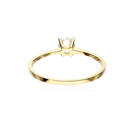 Anillo Oro 18k y Circonita "Serena"