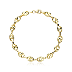 Pulsera Oro 18k Calabrote 21cm "Aliza"