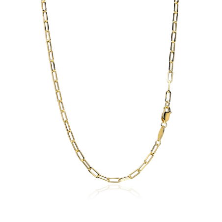 Cadena Oro 18k eslabón alargado 40cm "Sakai"