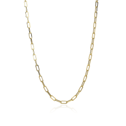 Cadena Oro 18k eslabón alargado 40cm "Sakai"