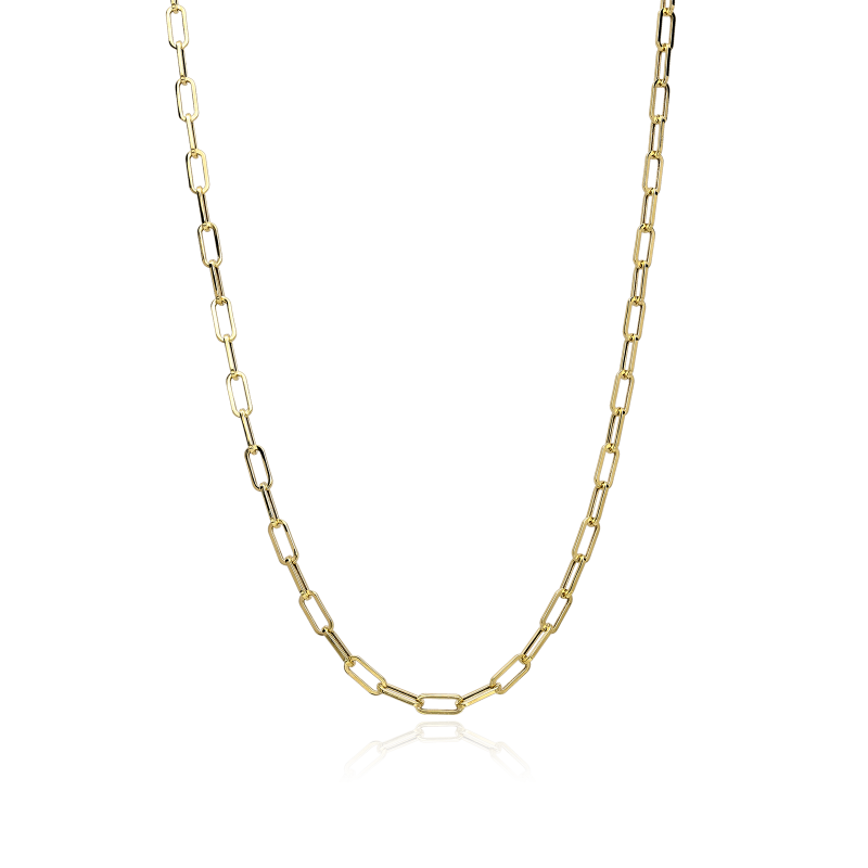 Cadena Oro 18k eslabón alargado 40cm "Sakai"