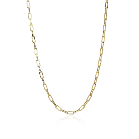 Cadena Oro 18k eslabón alargado 40cm "Sakai"