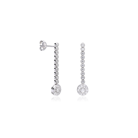 Pendientes Oro 18k y circonitas "Abigail"