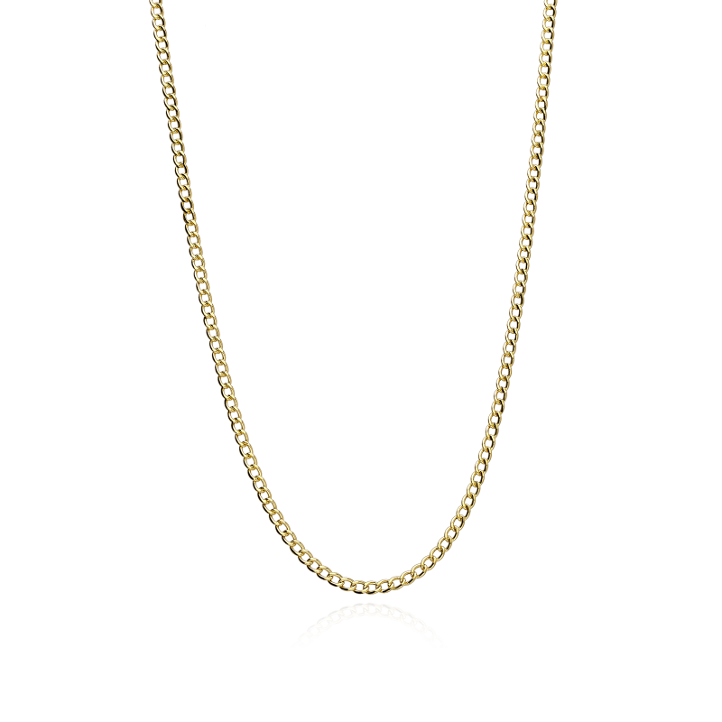 Cadena Oro 18k barbada 45cm "Aomori"