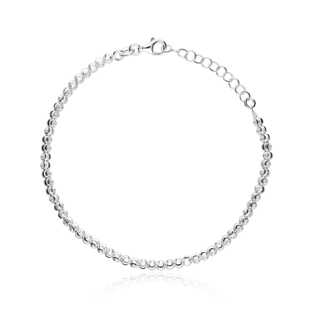 Pulsera plata de ley bolitas "Caracolito"