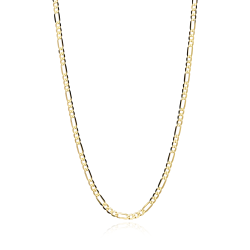 Cadena Oro 18k eslab  n 3x1 45cm  Saitama 