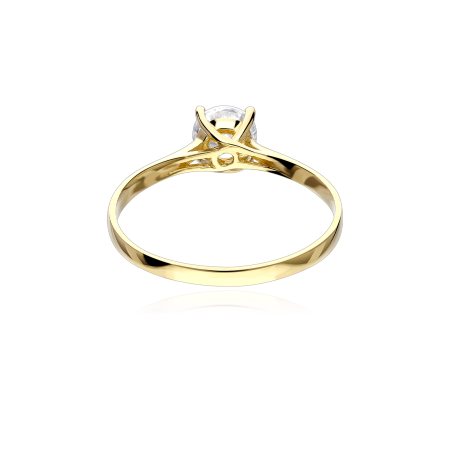 Anillo Oro 18k y circonita "Adara"