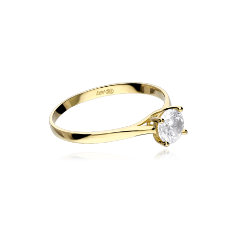 Anillo Oro 18k y circonita "Adara"