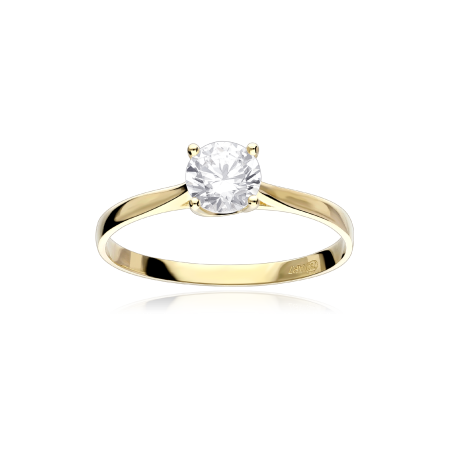 Anillo Oro 18k y circonita "Adara"