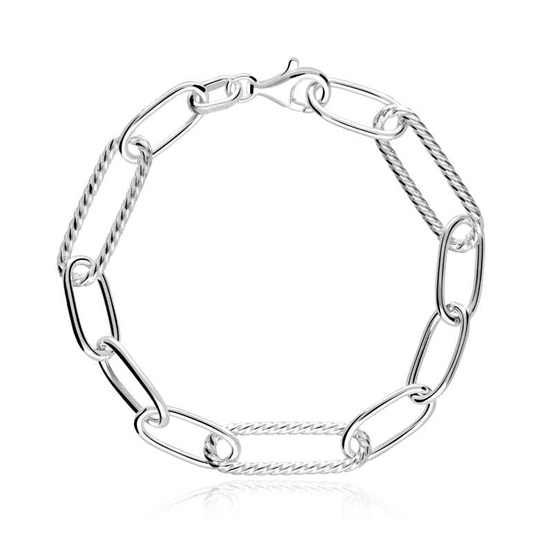 Pulsera Plata de primera ley "Daniela"