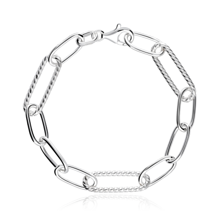 Pulsera Plata de primera ley "Daniela"