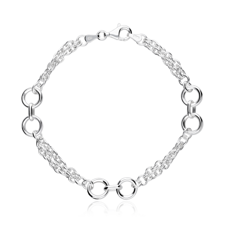 Pulsera Plata primera ley "Eliana"