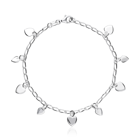 Pulsera plata primera ley "Lovely"